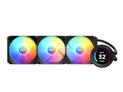 NZXT Kraken Elite 360 RGB - Kylsystem med vätska till processorn - med LCD-display - (för: LGA115x Socket, LGA1200, LGA1700, AM4, AM5, sTRX4, TR4) -