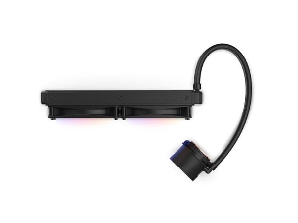 NZXT Kraken 280 RGB, All-in-one-nesteenjäähdytin, 14 cm, 90,79 cfm, Musta