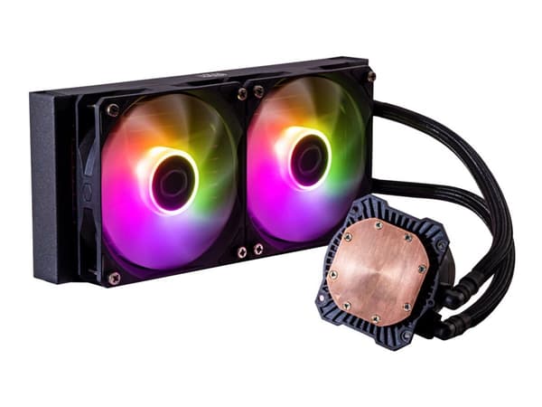 Cooler Master MasterLiquid 240L Core ARGB, Nestejäähdytyspakkaus, 12 cm, 650 RPM, 1750 RPM, 27,2 dB, 71,93 cfm