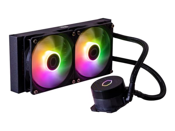 Cooler Master MasterLiquid 240L Core ARGB, Nestejäähdytyspakkaus, 12 cm, 650 RPM, 1750 RPM, 27,2 dB, 71,93 cfm