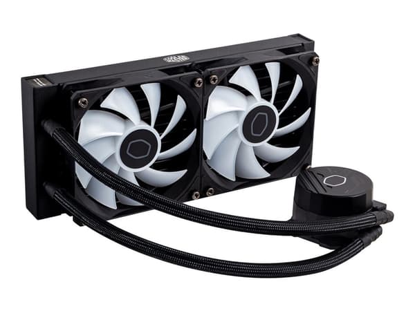 Cooler Master MasterLiquid 240L Core ARGB, Nestejäähdytyspakkaus, 12 cm, 650 RPM, 1750 RPM, 27,2 dB, 71,93 cfm