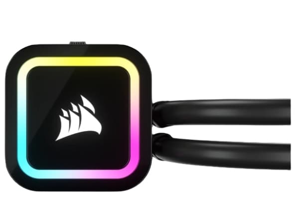 CORSAIR iCUE H100x RGB ELITE prosessoreiden nestejäähdytysjärjestelmä 1-pack Musta 120 mm:n pakkaus