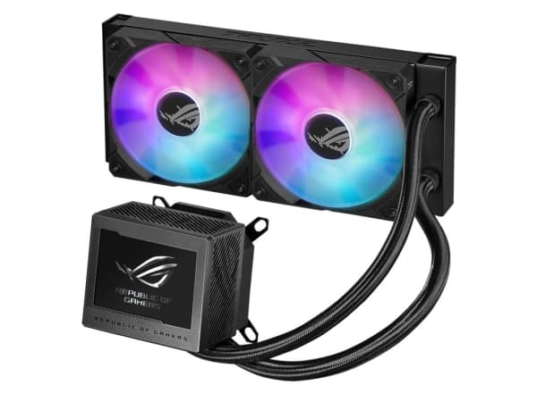ASUS ROG RYUJIN III 240 ARGB - Væskekjølesystem for prosessor - med LCD-skjerm - (for: AM4, LGA1200, LGA1700, AM5, LGA115x Socket) - kobber - 120 mm