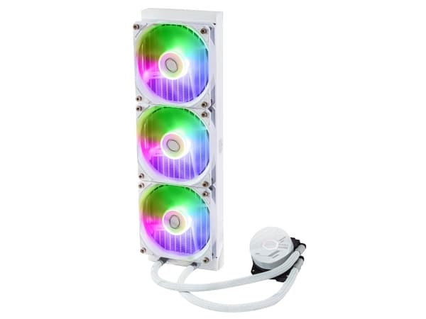Cooler Master MasterLiquid 360L Core ARGB - White Edition - kylsystem med vätska till processorn - Elementstorlek: 360 mm - (för: LGA1151, LGA1150, L