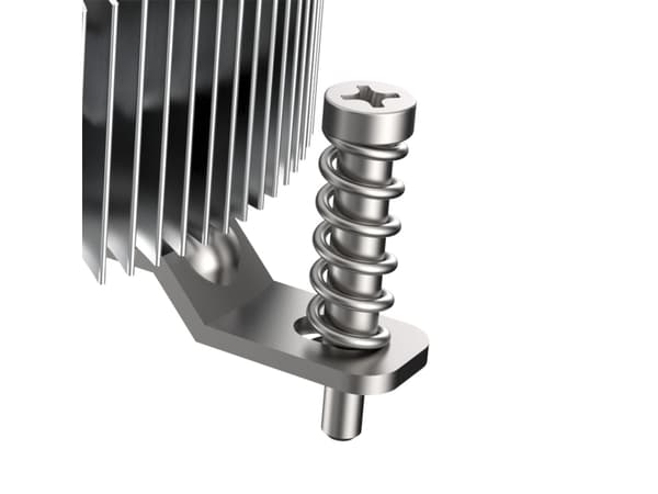 Akasa - Processorkylare - extra säker, låg profil, aluminium, tunn mini-ITX med kopparkärna - (för: LGA1700) - aluminium och koppar - 75 mm