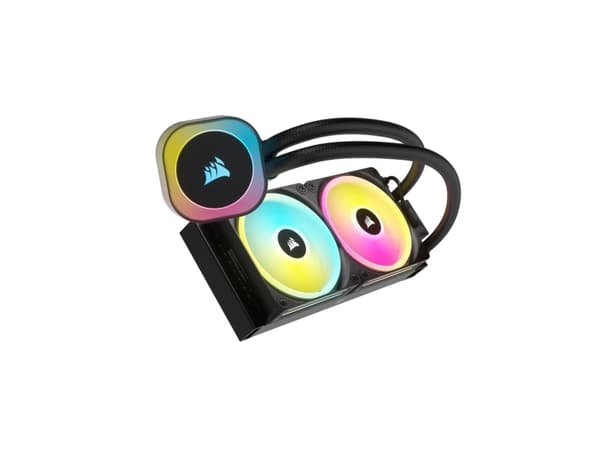 CORSAIR iCUE Link H100I RGB - Kylsystem med vätska till processorn - Elementstorlek: 240 mm - (för: LGA1156, LGA1155, LGA1150, LGA1151, AM4, LGA1200,