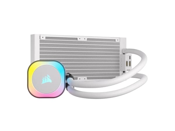 CORSAIR iCUE Link H100I RGB - Væskekjølesystem for prosessor - Radiatorstørrelse: 240 mm - (for: LGA1156, LGA1155, LGA1150, LGA1151, AM4, LGA1200, LG