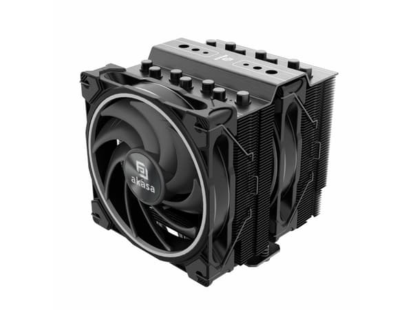 Akasa Soho H7 - Processorkylare - (för: LGA1156, LGA1155, LGA2011, LGA1150, LGA1151, AM4, LGA2066, LGA1200, LGA1700, AM5) - aluminium och koppar - 12