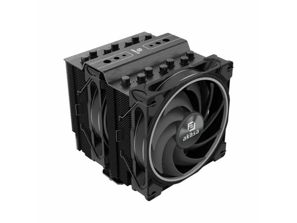 Akasa Soho H7 - Processorkylare - (för: LGA1156, LGA1155, LGA2011, LGA1150, LGA1151, AM4, LGA2066, LGA1200, LGA1700, AM5) - aluminium och koppar - 12