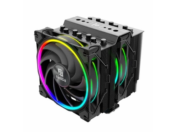 Akasa Soho H7 - Processorkylare - (för: LGA1156, LGA1155, LGA2011, LGA1150, LGA1151, AM4, LGA2066, LGA1200, LGA1700, AM5) - aluminium och koppar - 12