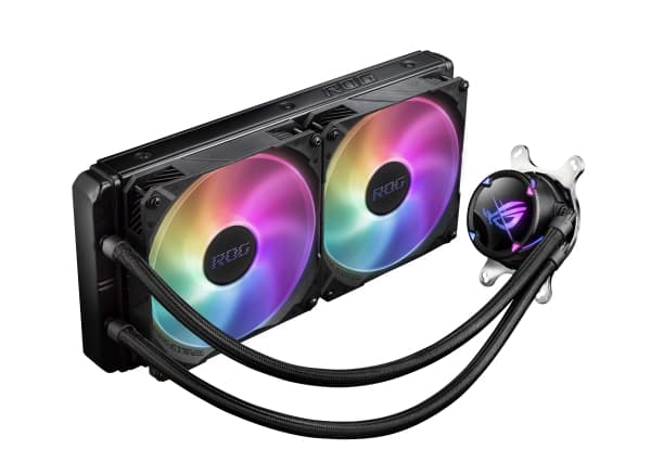 ASUS ROG STRIX LC II 280 ARGB, All-in-one nestejäähdytin, 14 cm, musta