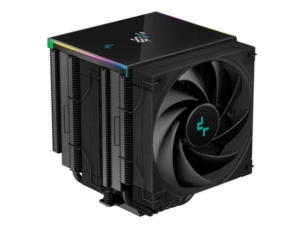 Deepcool AK620 DIGITAL - Prosessorkjøler - (for: LGA1155, LGA2011, LGA1150, LGA2011-3, LGA1151, AM4, LGA2066, LGA1200, LGA1700, AM5) - 120 mm - svart