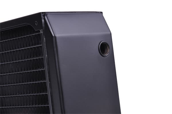 Alphacool 14192, Jäähdytin, Terästä, Musta, 144 mm, 607 mm, 86 mm