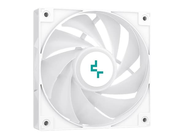 Deepcool AG620 WH ARGB - Prosessorkjøler - (for: LGA1155, LGA2011, LGA1150, LGA2011-3, LGA1151, AM4, LGA2066, LGA1200, LGA1700, AM5) - 120 mm - hvit