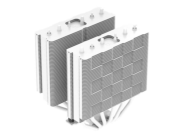 Deepcool AG620 WH ARGB - Prosessorkjøler - (for: LGA1155, LGA2011, LGA1150, LGA2011-3, LGA1151, AM4, LGA2066, LGA1200, LGA1700, AM5) - 120 mm - hvit