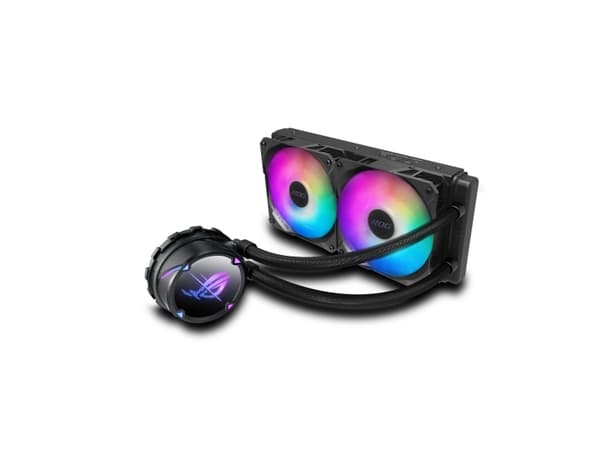 ASUS ROG Strix LC II 240 ARGB, All-in-one liquid cooler, 12 cm, 137.5 m³/h, Black