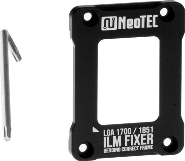 NeoTec NeoTEC NeoTEC ILM Fixer kontaktikehys Musta LGA 1700 / 1851 Taivutuskorjauskehys Korjauskehys