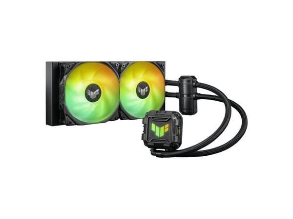 ASUS TUF GAMING LC II 240 ARGB, Nestejäähdytyspakkaus, 12 cm, 2000 RPM, 29 dB, 67 cfm, 113,8 m³/h