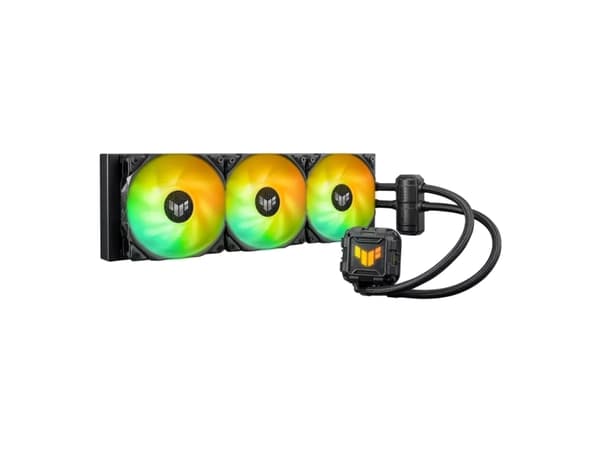 ASUS TUF GAMING LC II 360 ARGB - Væskekjølesystem for prosessor - (for: AM4, LGA1200, LGA1700, AM5, LGA115x Socket) - kobber - 120 mm - svart
