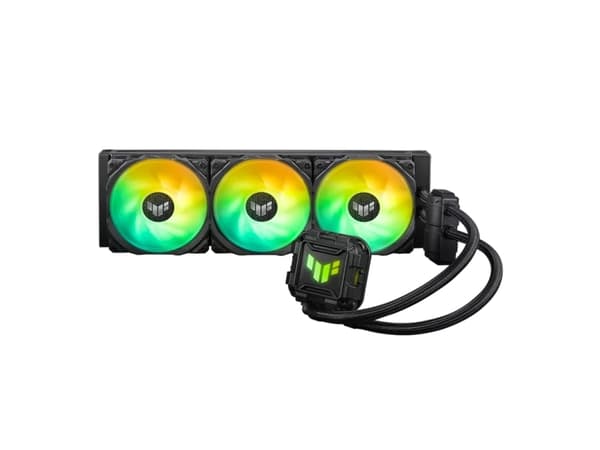 ASUS TUF GAMING LC II 360 ARGB - Væskekjølesystem for prosessor - (for: AM4, LGA1200, LGA1700, AM5, LGA115x Socket) - kobber - 120 mm - svart