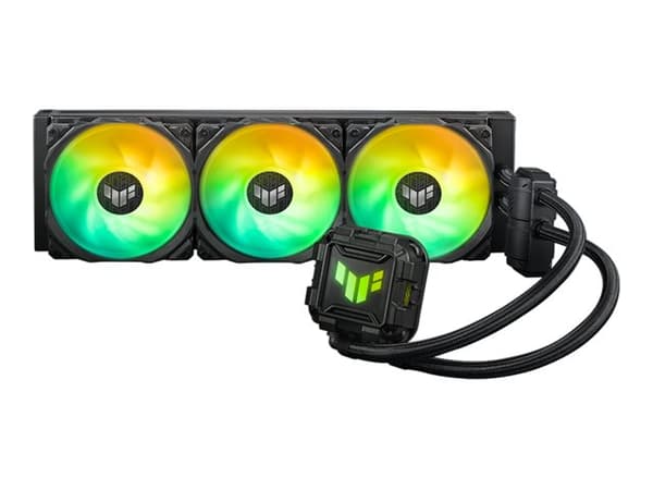 ASUS TUF GAMING LC II 360 ARGB - Væskekjølesystem for prosessor - (for: AM4, LGA1200, LGA1700, AM5, LGA115x Socket) - kobber - 120 mm - svart Sort