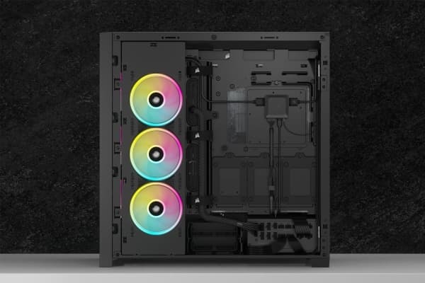 CORSAIR iCUE Link - Liquid cooling system pump lcd screen module - svart