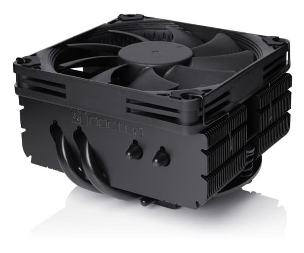 Noctua chromax.black NH-L9x65 - Prosessorkjøler - (for: LGA1150, LGA1151, LGA1155, LGA1156, LGA1200, LGA1700, LGA1851, AM4, AM5) - aluminium med forn