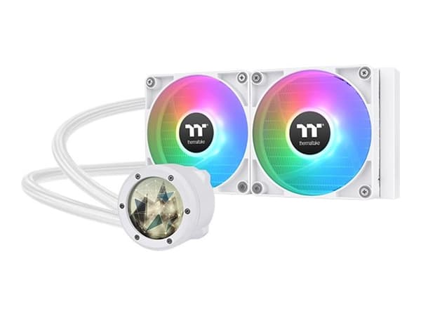 Thermaltake TH240 V2 Ultra ARGB Sync - Snow Edition - væskekjølesystem for prosessor - Radiatorstørrelse: 240 mm - (for: LGA2066, LGA2011-3, LGA2011, Hvit