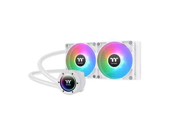 Thermaltake TH240 ARGB Sync V2 - Snow Edition - væskekjølesystem for prosessor - Radiatorstørrelse: 240 mm - (for: LGA1700, LGA1200, LGA1156, LGA1155