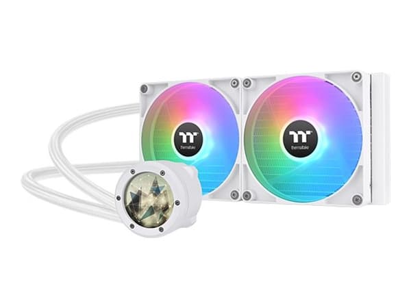 Thermaltake TH280 V2 Ultra ARGB Sync - Snow Edition - kylsystem med vätska till processorn - Elementstorlek: 280 mm - (för: LGA1156, AM2, AM2+, AM3,