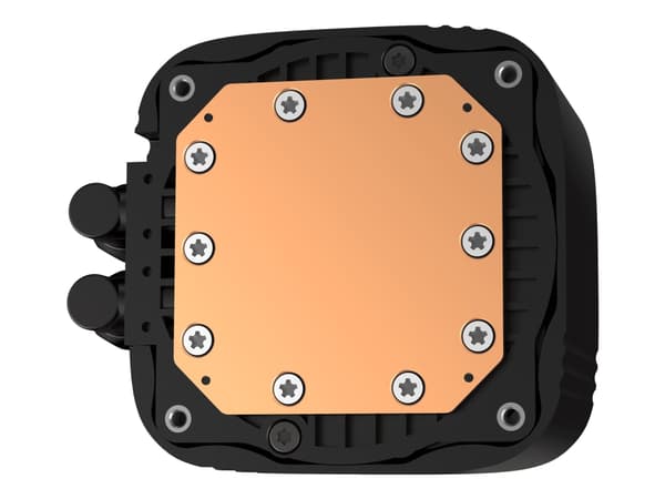 Deepcool LS720S ZERO DARK - Kylsystem med vätska till processorn - Elementstorlek: 360 mm - (för: LGA1155, LGA1150, LGA1151, AM4, LGA1200, LGA1700, A