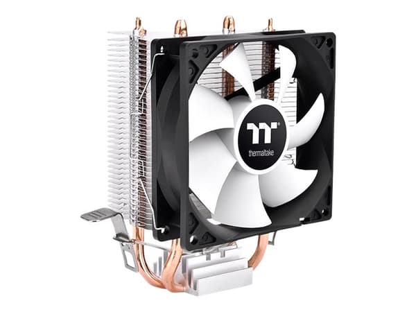 Thermaltake Contac 9 SE - Processorkylare - (för: LGA1700, LGA1200, LGA1156, LGA1155, LGA1151, LGA1150, AM4, FM2, FM1, AM3+, AM3, AM2+, AM2) - alumin Svart, Vit
