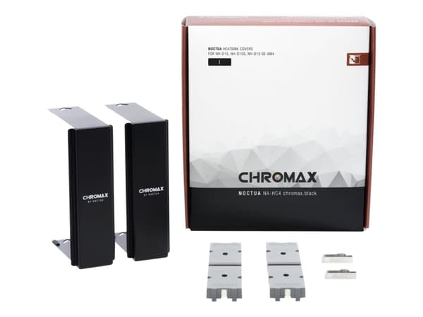 Noctua chromax NA-HC4 - Kjølerdekselsett - chromax.black - for Noctua NH-D15, NH-D15S