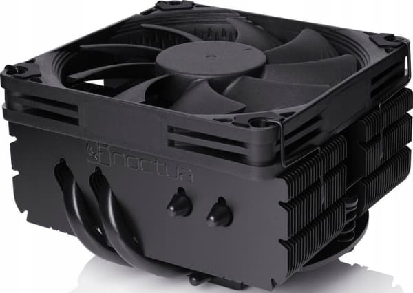 Noctua chromax.black NH-L9x65 - Prosessorkjøler - (for: LGA1150, LGA1151, LGA1155, LGA1156, LGA1200, LGA1700, LGA1851, AM4, AM5) - aluminium med forn