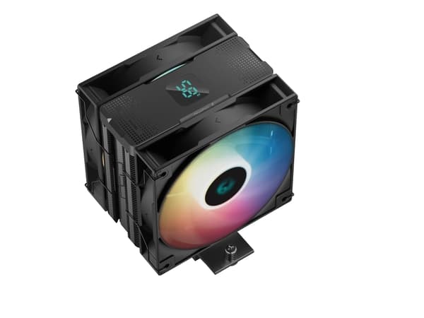 Deepcool AG400 DIGITAL PLUS - Prosessorkjøler - (for: LGA1155, LGA1150, LGA1151, AM4, LGA1200, LGA1700, AM5) - kobber - 120 mm