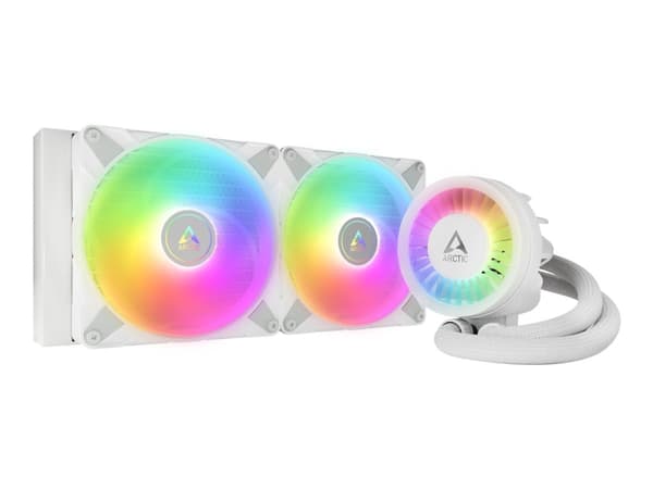 ARCTIC Liquid Freezer III 280 A-RGB, All-in-one nestejäähdytin, 14 cm, 69,9 cfm/min, 117,06 m³/h, Valkoinen