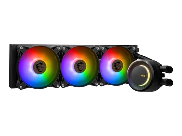 MSI MAG CORELIQUID E360, Nestejäähdytyspakkaus, 12 cm, 75,04 cfm, Musta