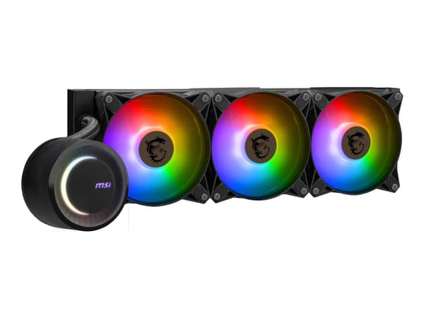 MSI MAG CORELIQUID E360, Nestejäähdytyspakkaus, 12 cm, 75,04 cfm, Musta