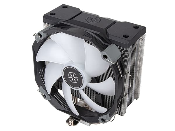 Silverstone SST-ARV140-ARGB, Luftkjøler, 14 cm, 400 RPM, 1750 RPM, Sort, Grå