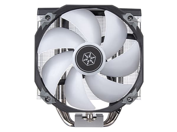 Silverstone SST-ARV140-ARGB, Luftkjøler, 14 cm, 400 RPM, 1750 RPM, Sort, Grå
