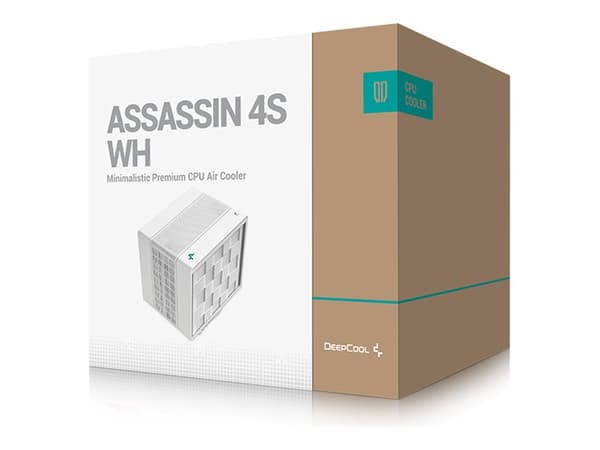 Deepcool ASSASSIN 4S WH - Prosessorkjøler - (for: LGA2011, LGA1150, LGA2011-3, LGA1151, AM4, LGA2066, LGA1200, LGA1700, AM5) - 140 mm - hvit