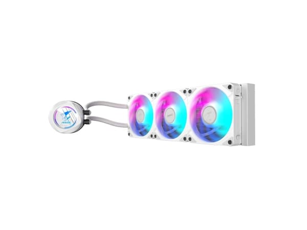 AORUS WATERFORCE II 360 ICE - Væskekjølesystem for prosessor - (for: AM4, LGA1200, LGA1700, AM5, LGA115x Socket) - kobbersokkel - 120 mm