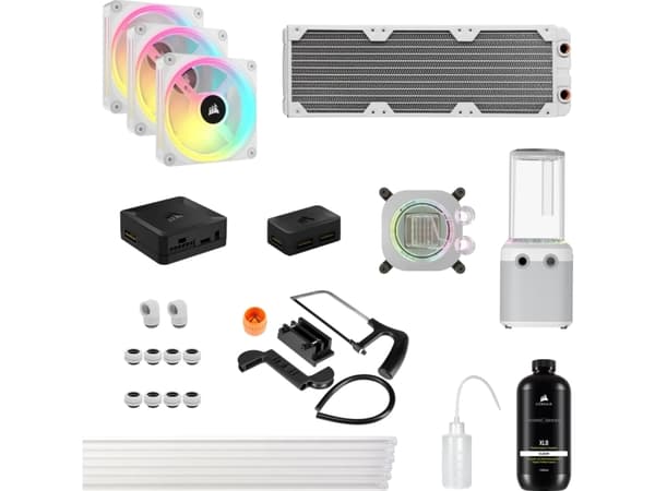Corsair XH405i, Liquid cooling kit, White