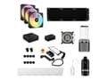 Miniatyrbild 1 av 3: CORSAIR Hydro X Series iCUE LINK XH405i RGB - Vätskekylningssystemsats - med temperatursensor - Elementstorlek: 360 mm - (för: AM4, LGA1700, AM5) - 1