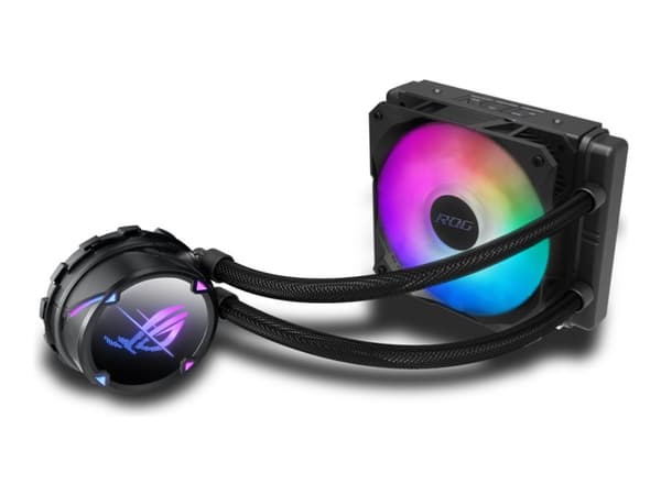 ASUS ROG STRIX LC II 120 ARGB - Kylsystem med vätska till processorn - Elementstorlek: 120 mm - (för: AM4, AM5, LGA1851, LGA1700, LGA1200, LGA115x So