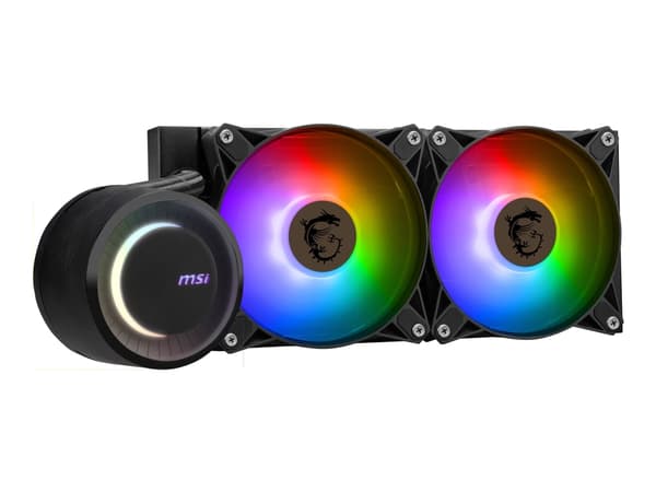 MSI MAG CORELIQUID E240, Liquid cooling kit, 12 cm, Black
