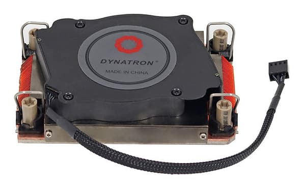 Dynatron S3-4710, Luftkjøler, 8 cm, 2000 RPM, 8600 RPM, Sort, Grå