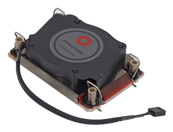 Dynatron S3-4710, Luftkjøler, 8 cm, 2000 RPM, 8600 RPM, Sort, Grå