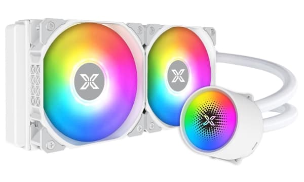 XIGMATEK Liquid Killer X 240 Arctic - Kylsystem med vätska till processorn - Elementstorlek: 240 mm - (för: AM3, AM3+, AM4, LGA1200, LGA1700, LGA115x