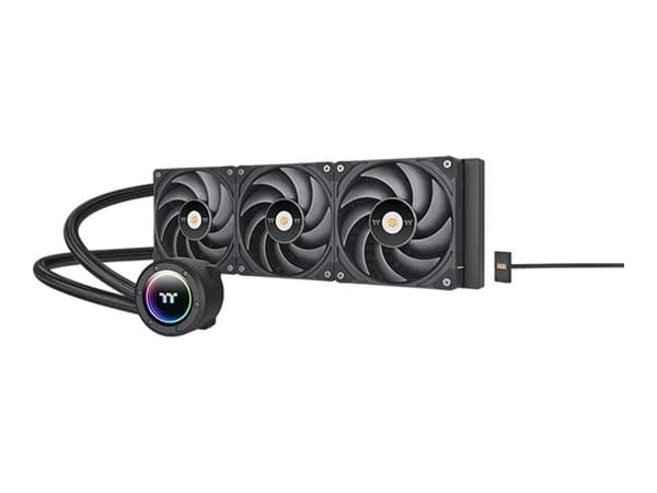 Thermaltake CL-W400-PL12BL-A, All-in-one liquid cooler, 12 cm, Black musta